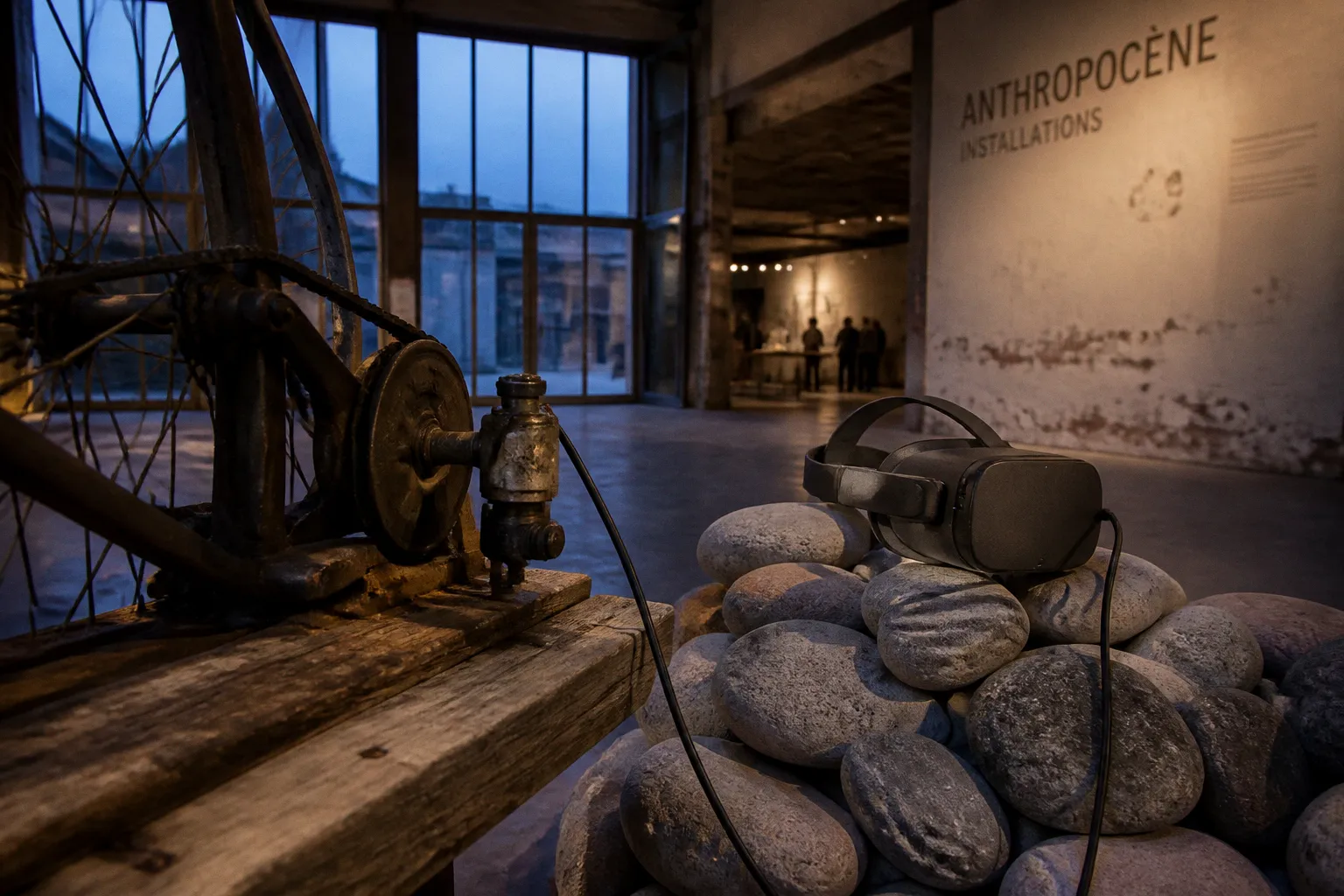 Art anthropocène : l'installation VR alimentée par dynamo