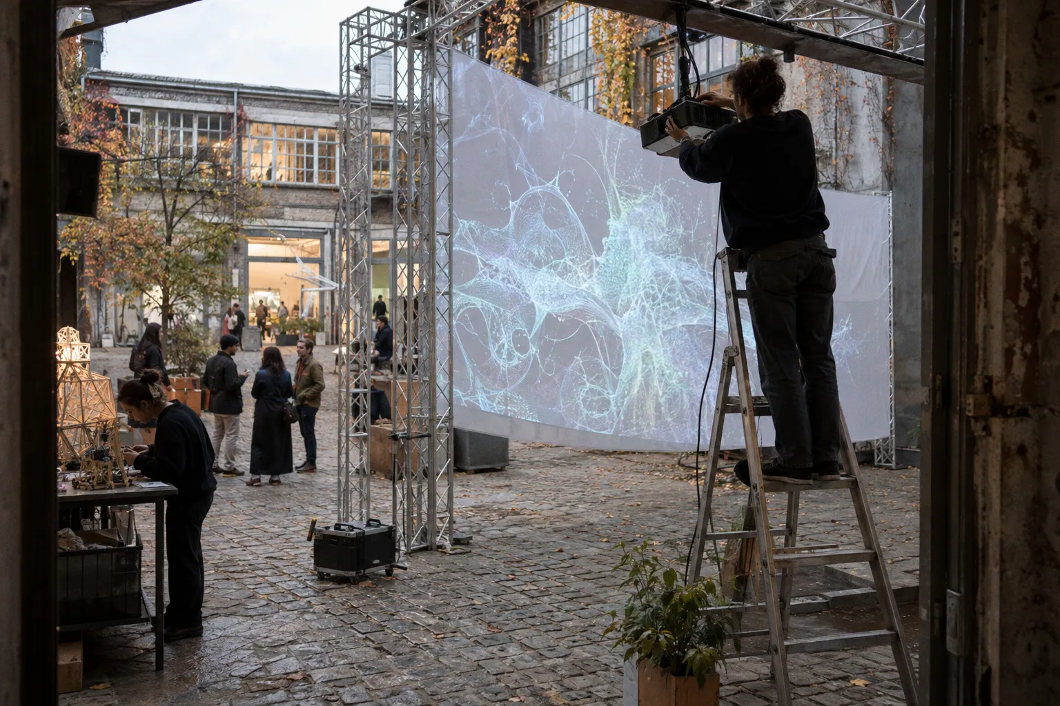 Art génératif au V&A : quand le code devient une matière vivante