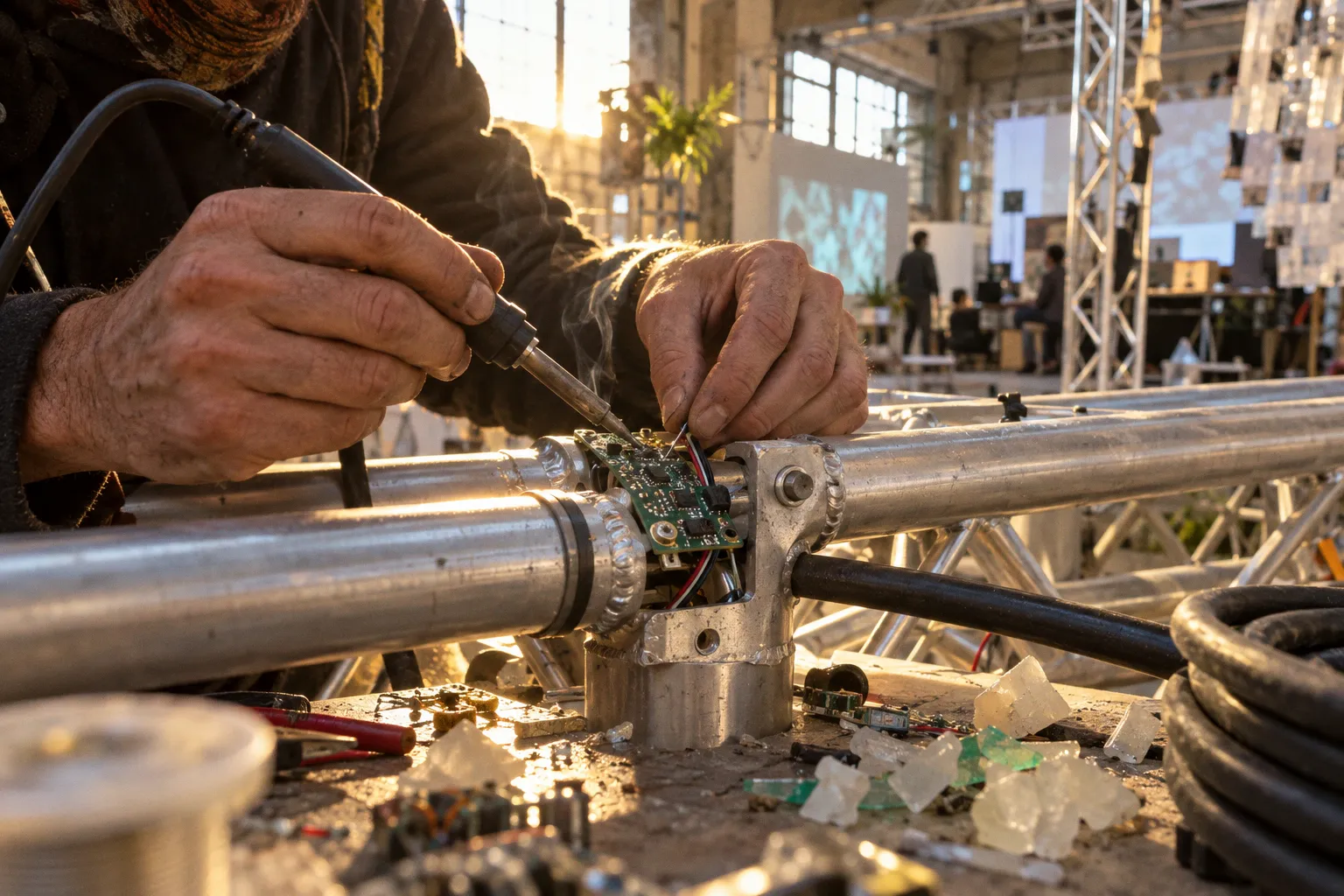 Art numérique et transition écologique : le parcours de Clara pour un atelier durable