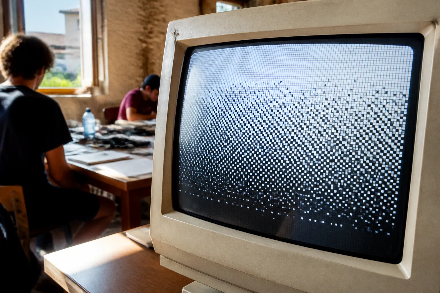 Dithering : pourquoi l'art éco-conçu adopte cette trame