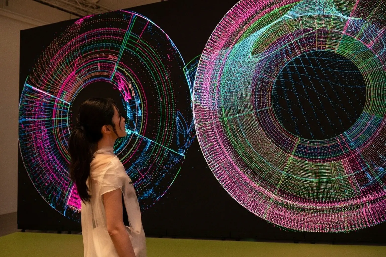 L'art numérique à Art Basel : pourquoi le traitement LED est devenu une œuvre en soi