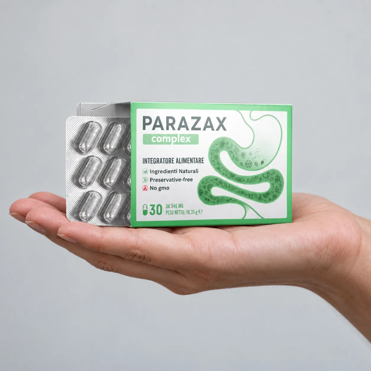 Parazax Complex — le produit en main